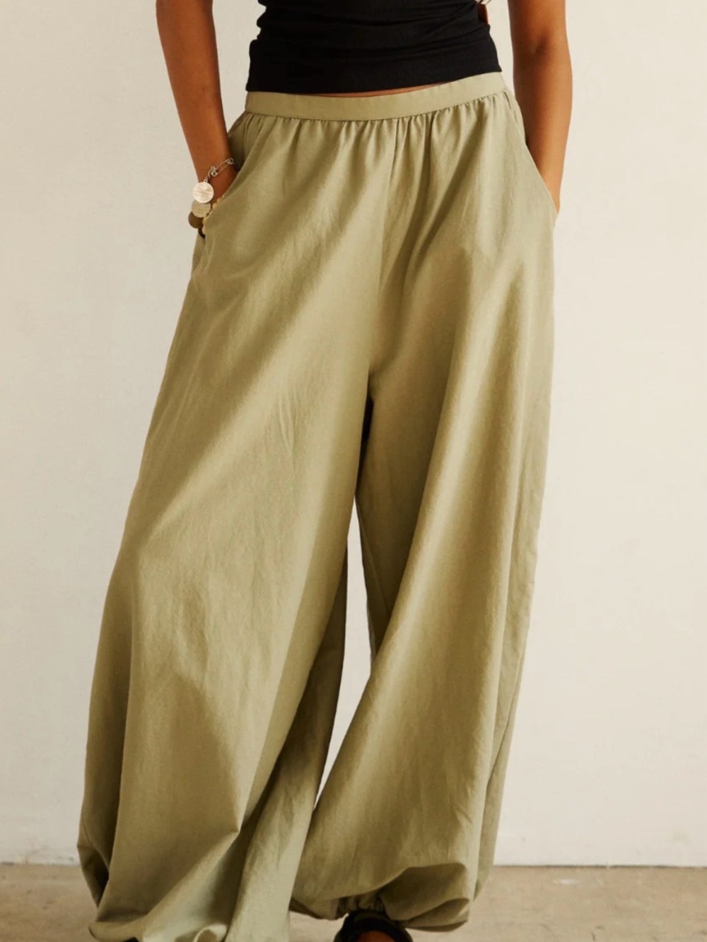 Jamie Haller Eucalyptus Balloon Pants Size Medium - Picture 3 of 8